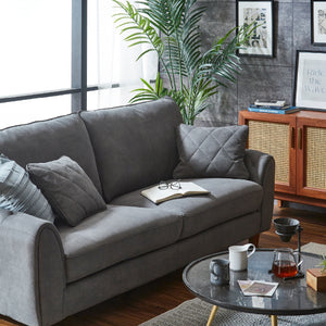 ちょっと横になったり、あぐらをかいて座ったり毎日のおうち時間をより贅沢で快適にしてくれます。 #LT04 クラフトベージュ（レザーテックス アニリン）