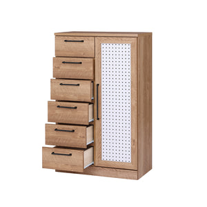 ファースト キャビネット #ウォールナット/ブラック #幅80cm