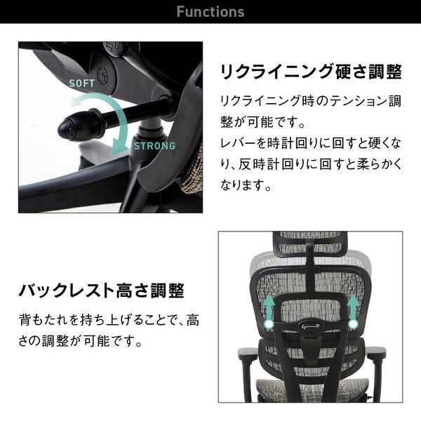 エルゴヒューマン SE オフィスチェア 高級 国内300台限定 専用メッシュ採用 特別仕様モデル #Default Title