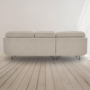 背面のデザインもこだわって作られており、どこから見ても美しい仕上がり。 #LT01 キャメル（レザーテックス アニリン） #レザーテックス アニリン