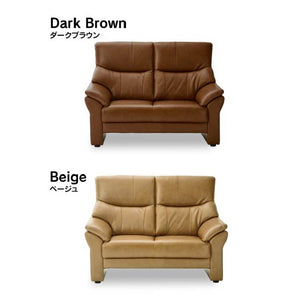 サイモン 2人掛けソファ 	幅129㎝ #ベージュ