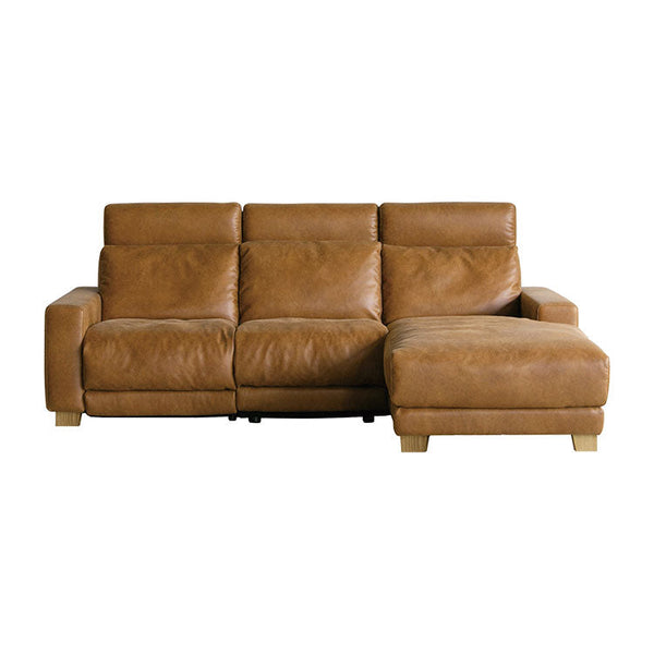 ハーデス ソファ 左カウチ オーカーブラウン（スーパーレザーテックス） #Default Title