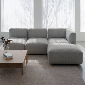 ピープル コーナー ソファ 幅83cm #フロストグレー