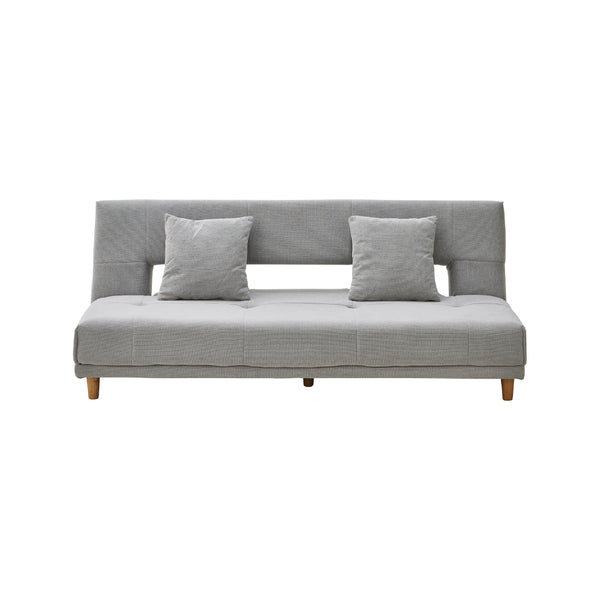 アーク ソファベッド 幅184cm リクライニング クッション付 ファブリック #ライトグレー