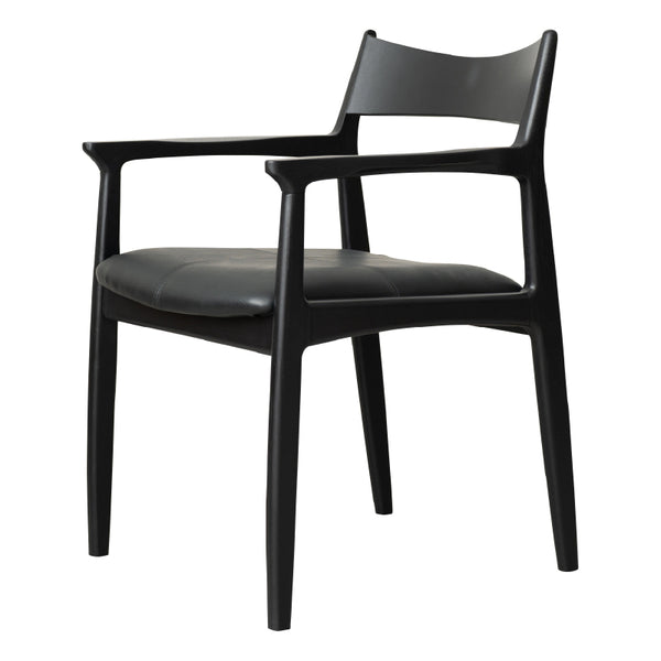 オーウェンⅡ ダイニングチェア #ウォールナット #肘あり