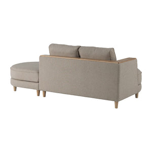 ペトル  カウチソファ #サンドベージュ #右カウチ