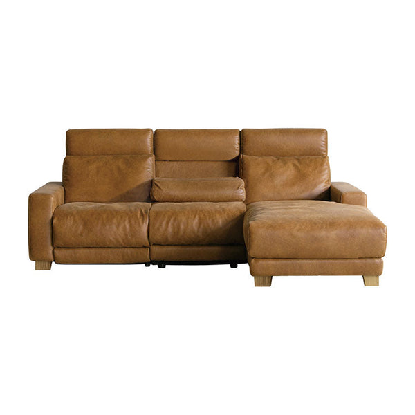 ハーデス ソファ 左カウチ オーカーブラウン（スーパーレザーテックス） #Default Title