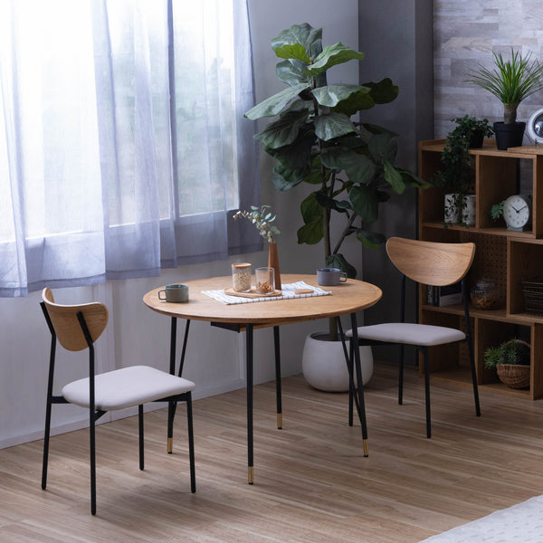 ジャガー ダイニングチェア #合皮ベージュ