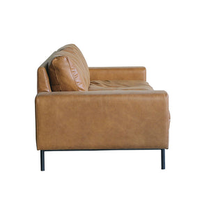 プルートソファ 3人掛け #オーカーブラウン（スーパーレザーテックス）