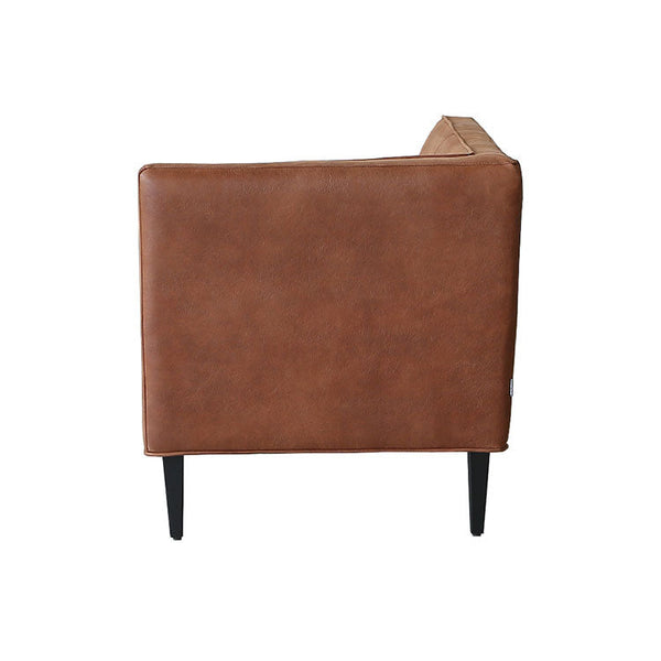 トリムソファ 2人掛け左肘 #ブラウン