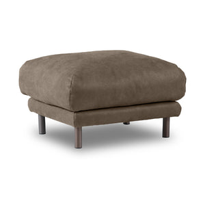 クワトロベリーニ　オットマン #PLT112 ヨーロピアングレー（プライムレザーテックス）