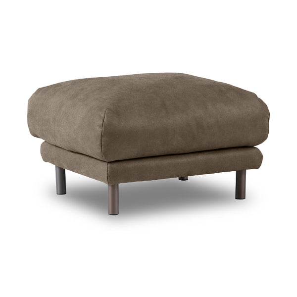 クワトロベリーニ　オットマン #PLT112 ヨーロピアングレー（プライムレザーテックス）