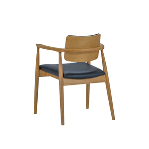 カストロ ダイニングチェア #ブラウン色/合皮ブラック