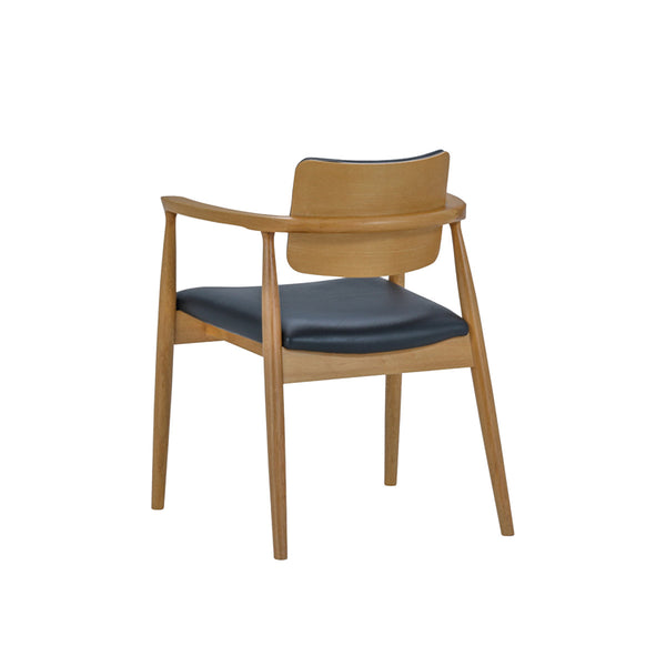 カストロ ダイニングチェア #ブラウン色/合皮ブラック