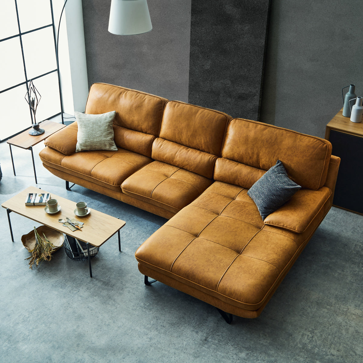 ムラーノ 3人掛けソファ 幅206cm ｜RELAX FORM®（リラックスフォーム