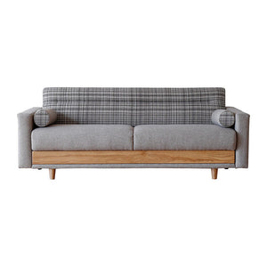 大人3人がゆったり座れる人気のソファベッド #グレー