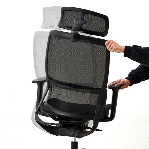 ハイト オフィスチェア #ブラック #オールメッシュ