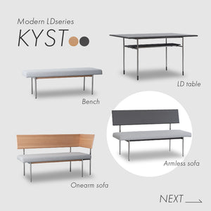 キスト 肘無ベンチ #オーク #肘無