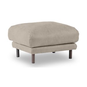 クワトロベリーニ　オットマン #PLT111 プラチナグレー（プライムレザーテックス）