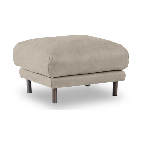 クワトロベリーニ　オットマン #PLT111 プラチナグレー（プライムレザーテックス）