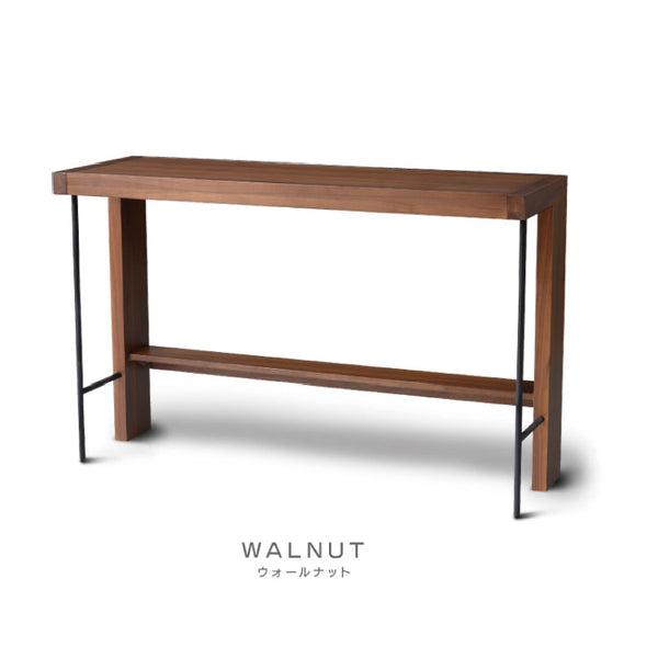 カント カウンターテーブル #ウォールナット
