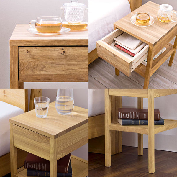 カスト ナイトテーブル #ナチュラル