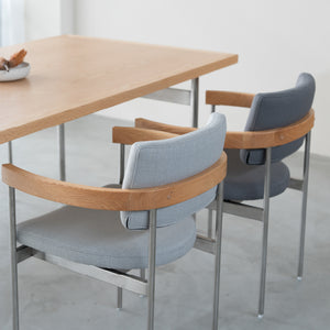 キスト ダイニングチェア #オーク×ライトグレー