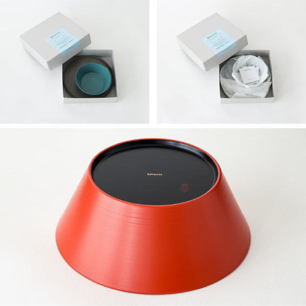 ◆ 漆器ギフト 2点セット 越前漆器 食洗器対応 ギフトブックス入 平皿 深皿 漆琳堂 #Aセット