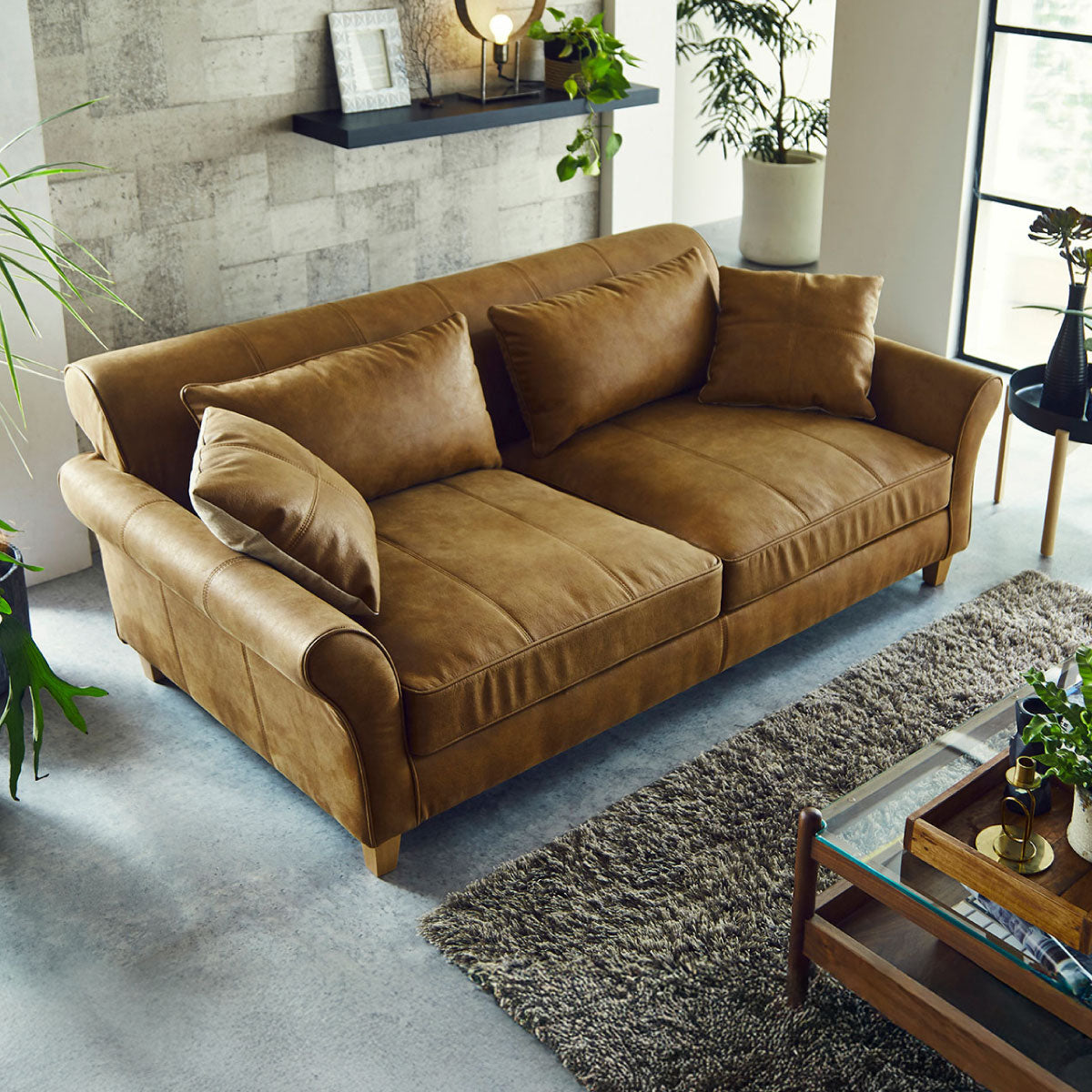 カザル 3人掛けソファ 幅198cm ｜関家具公式通販サイト