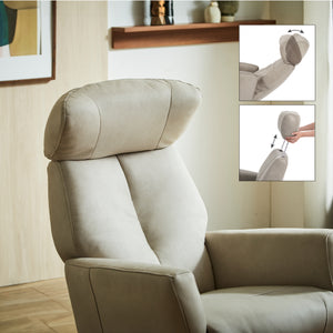 手動で頭部分の角度や高さを調整できるため、背部・脚部と共に心地よい位置でお使いください。 #Default Title