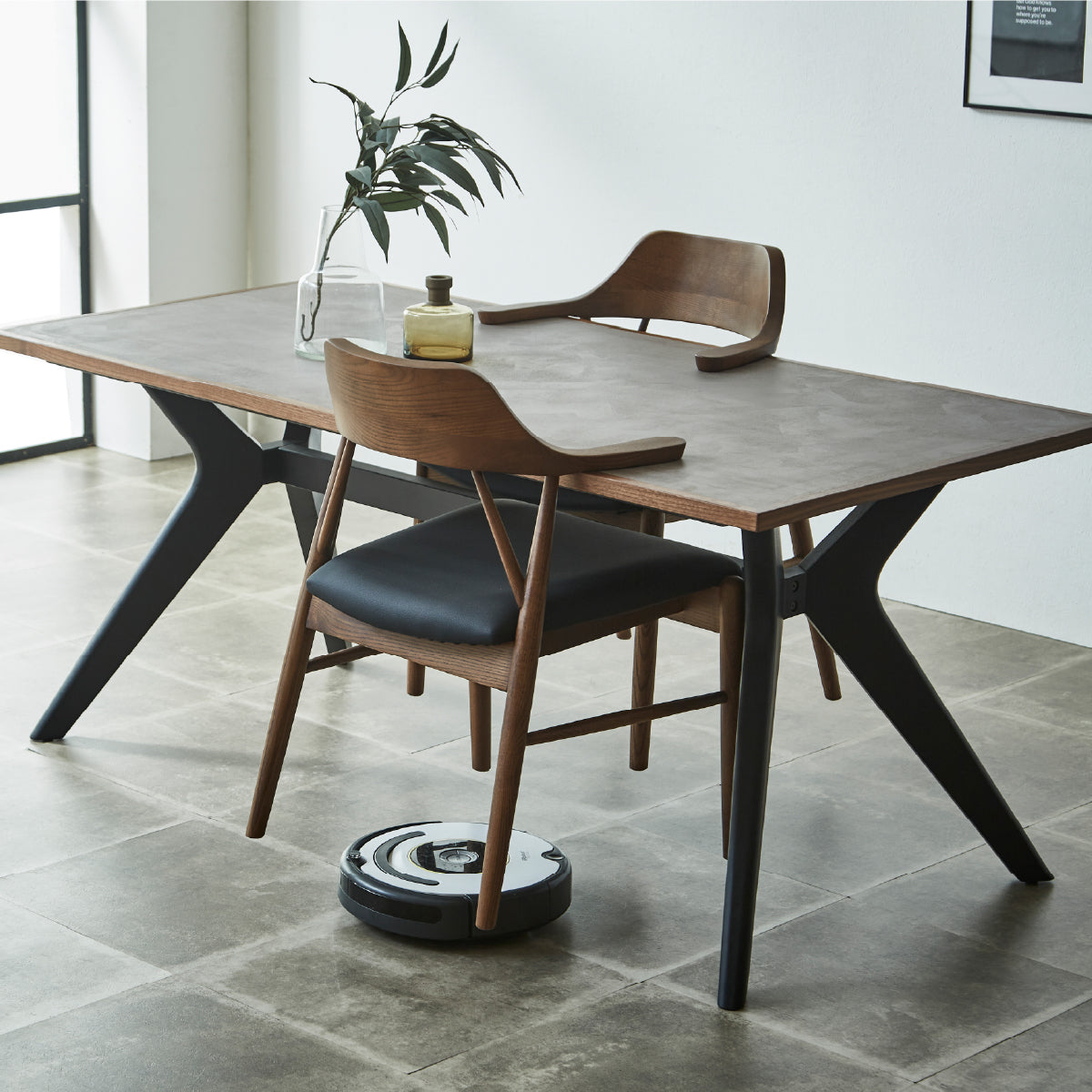 ロジャーⅢ ダイニングチェア ちょい肘