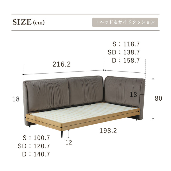 <br><br> #シングル #ベッドフレーム単体