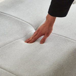 アーク ソファベッド 幅184cm リクライニング クッション付 ファブリック #ライトグレー