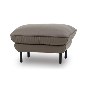 バスカロ　オットマン #SILT24 スレートグレー（シルキーレザーテックス）