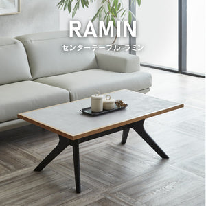 ラミン センターテーブル #幅90cm #ライトグレー