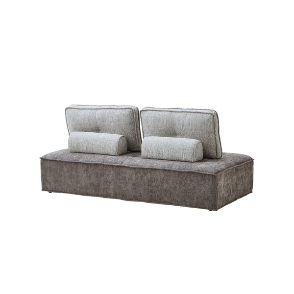 ベリティ 3人掛けソファ #ダークグレー/ホワイト