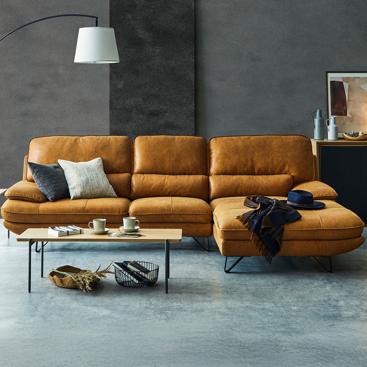 ムラーノ 左カウチソファ 幅284cm ｜関家具公式通販サイト 関家具