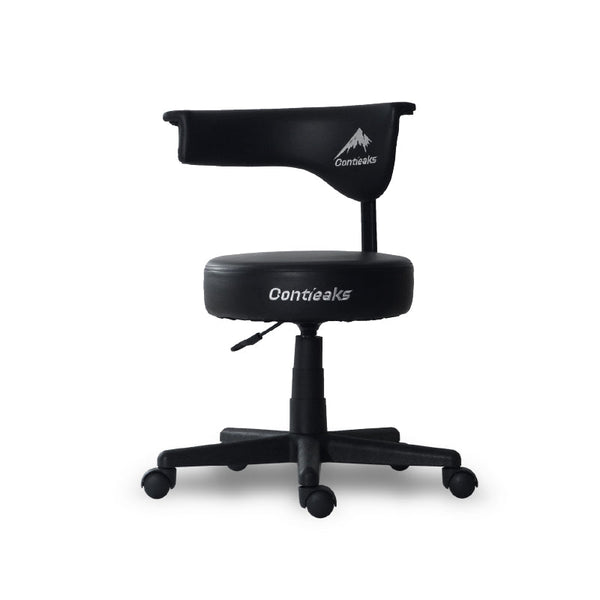 アーク V2 ゲーミング 回転 スツール 360度 座面昇降 低座面仕様 合成皮革 ブラック #ブラック