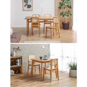 ビンズ ダイニングチェア ラタン 板座 ナチュラル #Default Title