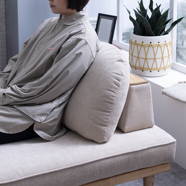 関家具　背クッション 約45cm x 60cm アルフレード 背クッション ロータイプ 高さ42cm レザーテックス