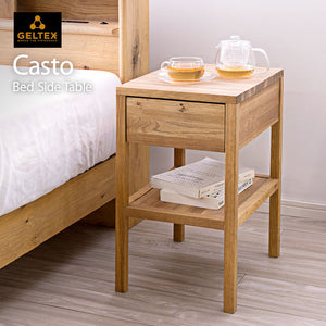 カスト ナイトテーブル #ナチュラル