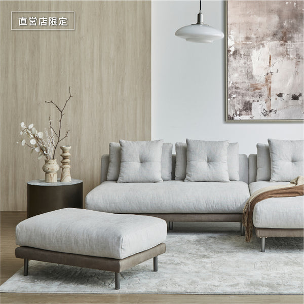 見た目はシンプルにすっきりと、余計な主張をせず、空間にそっと馴染む佇まいに。 #A49シャイングレー/PLT112ヨーロピアングレー