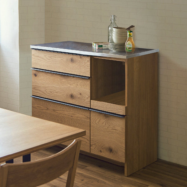 オウルⅡ カウンター 幅120cm #オーク