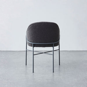 ルーブ ダイニングチェア ファブリック #ライトグレー