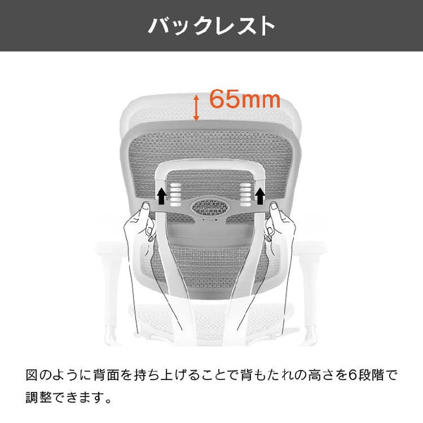 エルゴヒューマン プロⅡ ハイタイプ オットマン付 #ブラック×ブラック #ウレタンキャスター