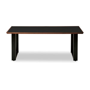 メグロ ダイニングテーブル 幅180cm #ウォールナット × ブラック #スチール脚A