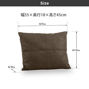 プロバンテ 背クッション 幅55cm #PLT112 ヨーロピアングレー #プライム レザーテックス