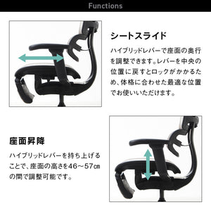 エルゴヒューマン SE オフィスチェア 高級 国内300台限定 専用メッシュ採用 特別仕様モデル #Default Title