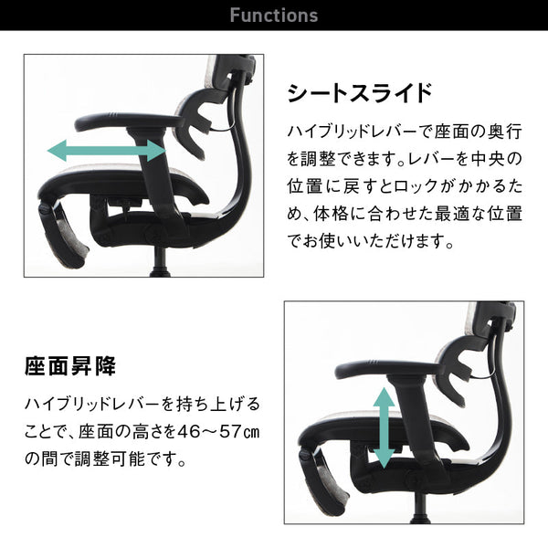 エルゴヒューマン SE オフィスチェア 高級 国内300台限定 専用メッシュ採用 特別仕様モデル #Default Title