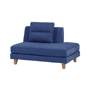 ポープ 1.5人掛け 右カウチ  肘無し #オリエンタルブルー